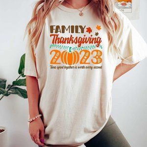 Family Thanksgiving 2023 Sweatshirt Happy Thanksgiving Shirt
